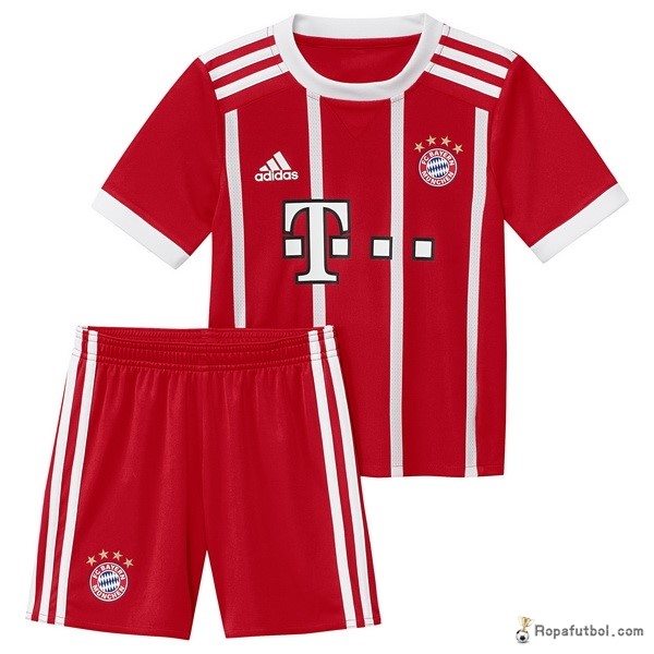 Camiseta Bayern de Múnich Replica Primera Ropa Niños 2017/18 Rojo